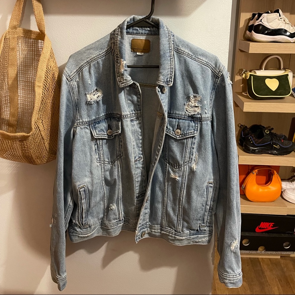 Distressed Denim Jacket